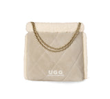 AUSTRALIAN SHEPHERD® Suede Shearling Tote Bag Over Shoulder Diana UGG AUSTRALIAN SHEPHERD