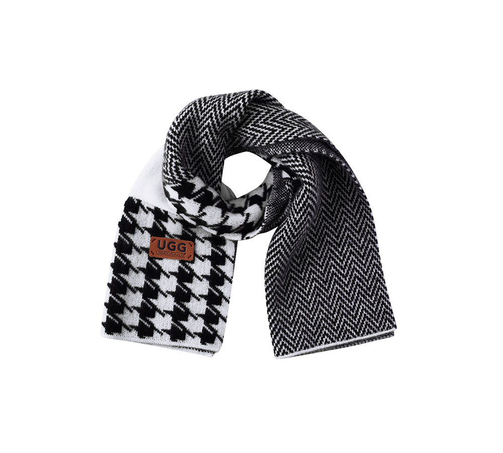 URBAN UGG® 100% Cashmere Houndstooth Ultra Soft Scarf Novelle URBAN UGG