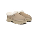 AUSTRALIAN SHEPHERD® UGG Slippers Sheepskin Wool Ankle Chunky Platform Adrian