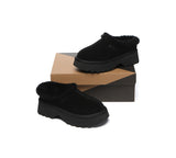 AUSTRALIAN SHEPHERD® UGG Slippers Sheepskin Wool Ankle Chunky Platform Adrian
