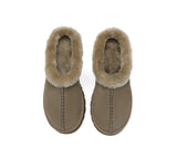 AUSTRALIAN SHEPHERD® UGG Slippers Sheepskin Wool Ankle Chunky Platform Adrian