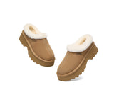 AUSTRALIAN SHEPHERD® UGG Slippers Sheepskin Wool Ankle Chunky Platform Adrian