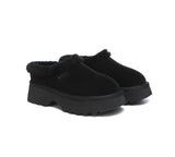 AUSTRALIAN SHEPHERD® UGG Slippers Sheepskin Wool Ankle Chunky Platform Adrian