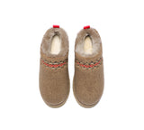 EVERAU® UGG Slippers Sheepskin Wool Plush Ankle Platform Madge - UGG EXPRESS