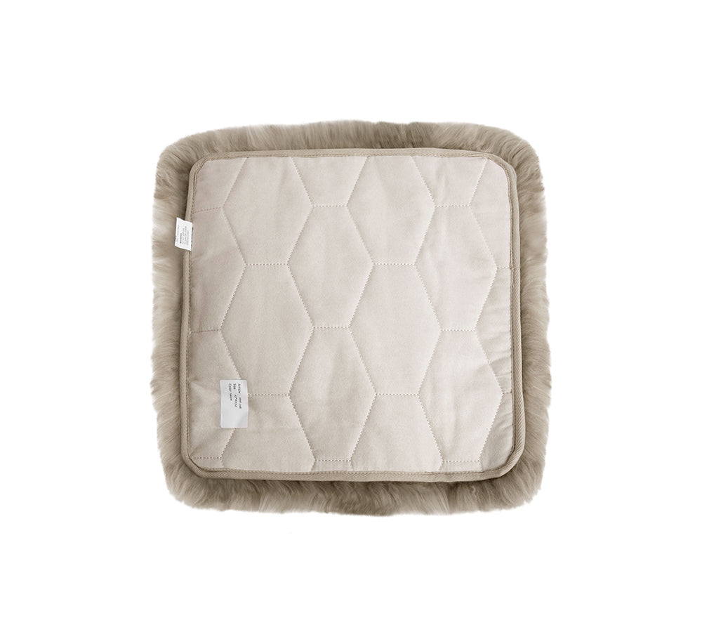Square Australian Sheepskin Wool Seat Pad 40*40cm Others