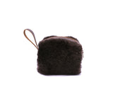 Women Sheepskin Wool Fluffy Small Zip Camera Pouch - UGG EXPRESS