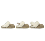 AUSTRALIAN SHEPHERD® 3-Way Style UGG Slippers Women Removable Wool Strap Slingback Muffin Fluffy UGG AUSTRALIAN SHEPHERD