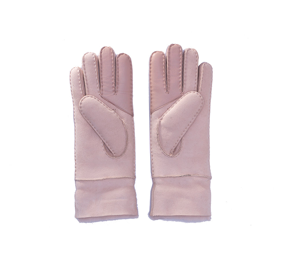EVERAU® Ladies Gloves Fluffy Sheepskin Wool Stacey - UGG EXPRESS