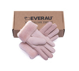 EVERAU® Ladies Gloves Fluffy Sheepskin Wool Stacey - UGG EXPRESS