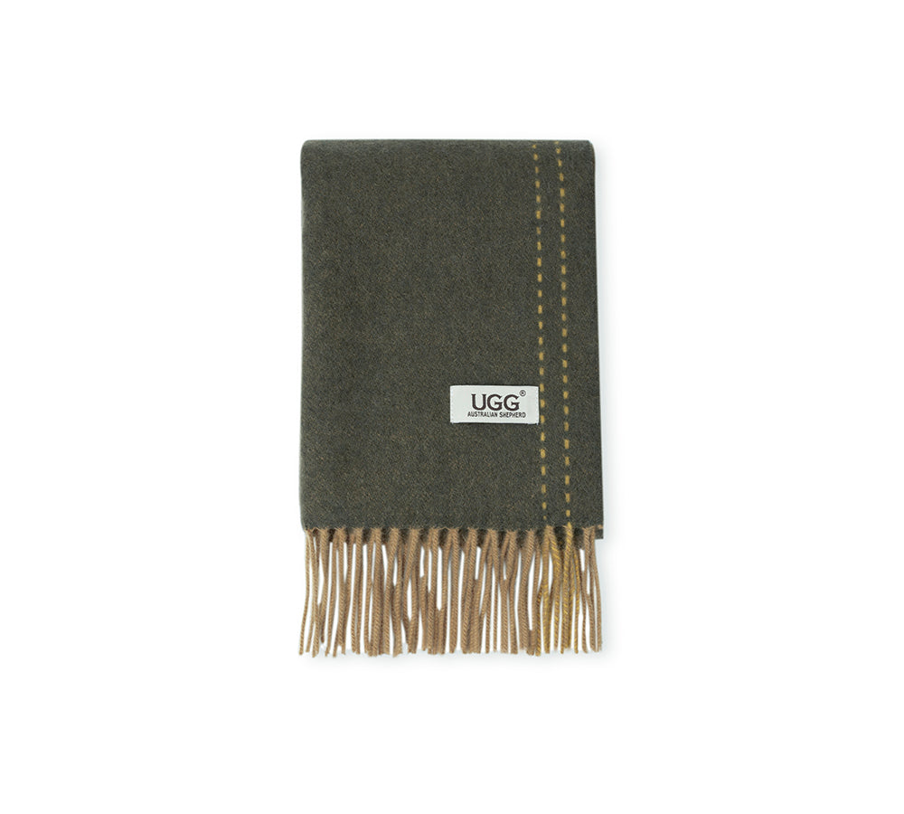 AUSTRALIAN SHEPHERD® 100% Wool Plain Rasora Scarf UGG AUSTRALIAN SHEPHERD