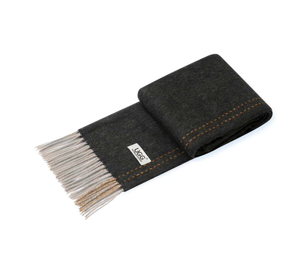 AUSTRALIAN SHEPHERD® 100% Wool Plain Rasora Scarf UGG AUSTRALIAN SHEPHERD