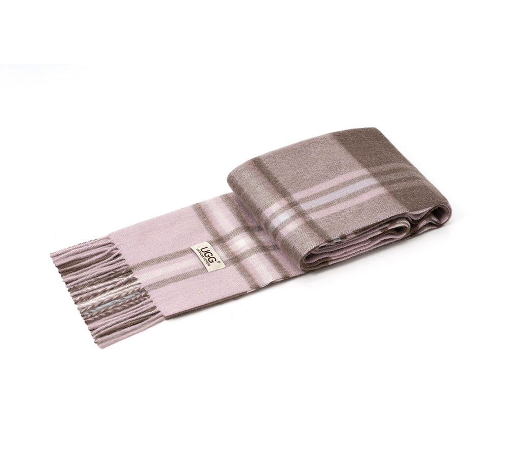 AUSTRALIAN SHEPHERD® 100% Wool Check Snovia Scarf UGG AUSTRALIAN SHEPHERD