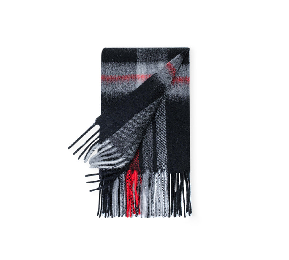 AUSTRALIAN SHEPHERD® 100% Wool Check Solara Scarf UGG AUSTRALIAN SHEPHERD