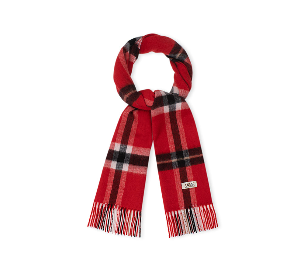 AUSTRALIAN SHEPHERD® 100% Wool Check Solara Scarf UGG AUSTRALIAN SHEPHERD