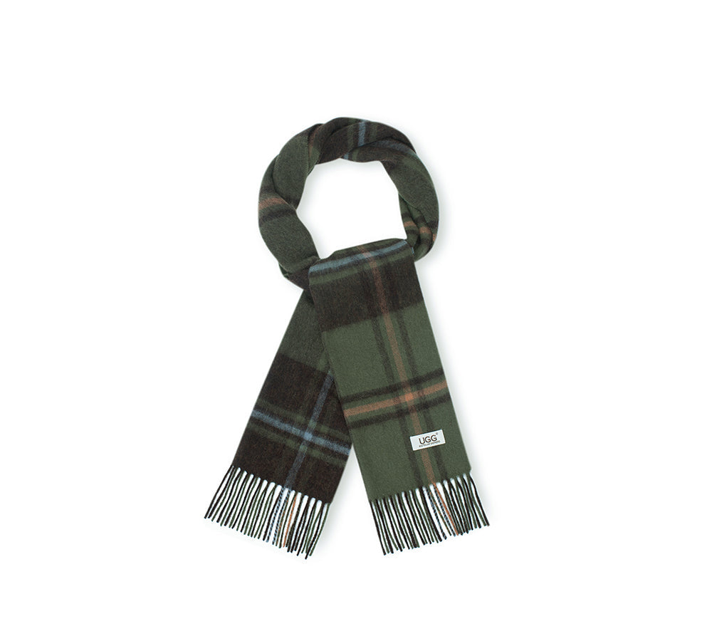 AUSTRALIAN SHEPHERD® 100% Wool Check Snovia Scarf UGG AUSTRALIAN SHEPHERD
