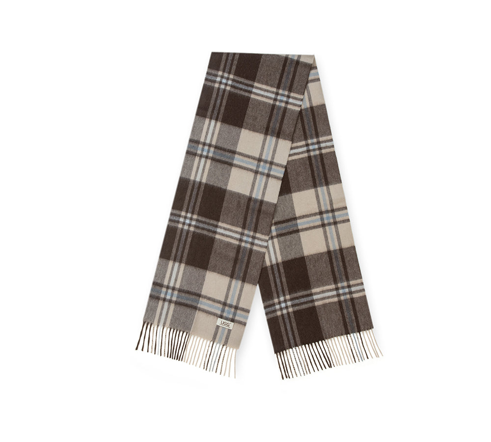 AUSTRALIAN SHEPHERD® 100% Wool Check Snovia Scarf UGG AUSTRALIAN SHEPHERD