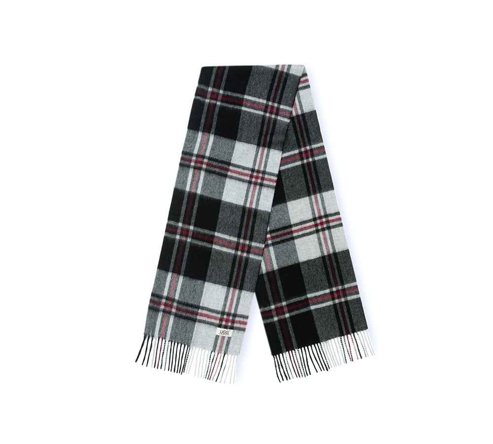 AUSTRALIAN SHEPHERD® 100% Wool Check Snovia Scarf UGG AUSTRALIAN SHEPHERD