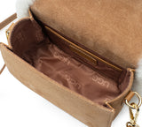 AUSTRALIAN SHEPHERD® Women Fluffy Wool Adjustable Strap Over Shoulder Messenger Bag