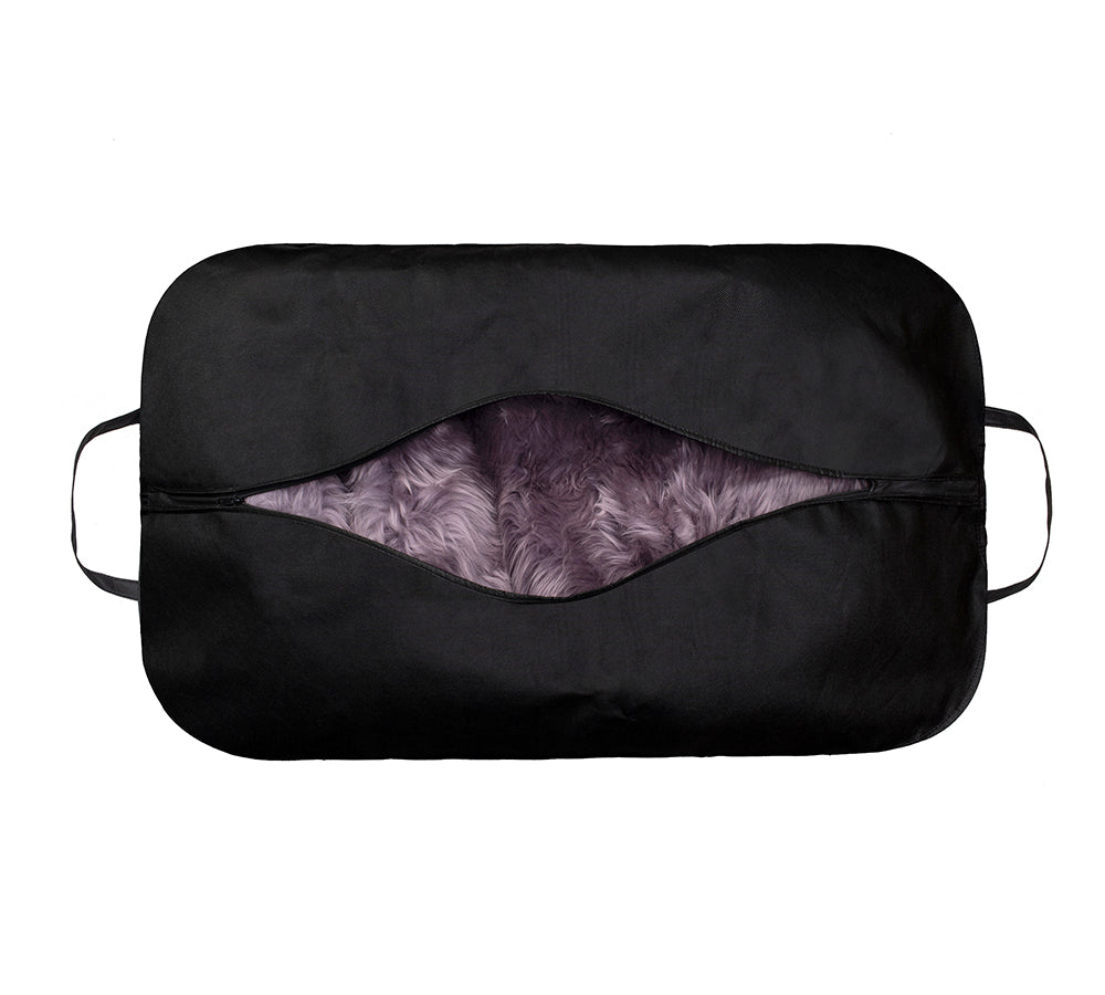 EVERAU® Premium Australian Sheepskin Wool Single Color Long Rugs 105cm EVERAU