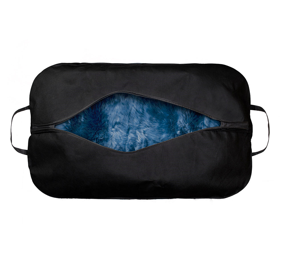 EVERAU® Premium Australian Sheepskin Wool Single Color Long Rugs 105cm EVERAU