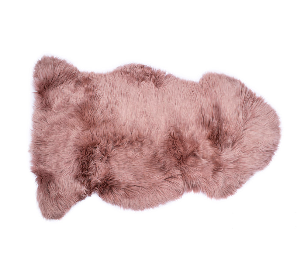 EVERAU® Premium Australian Sheepskin Wool Single Color Long Rugs 105cm EVERAU