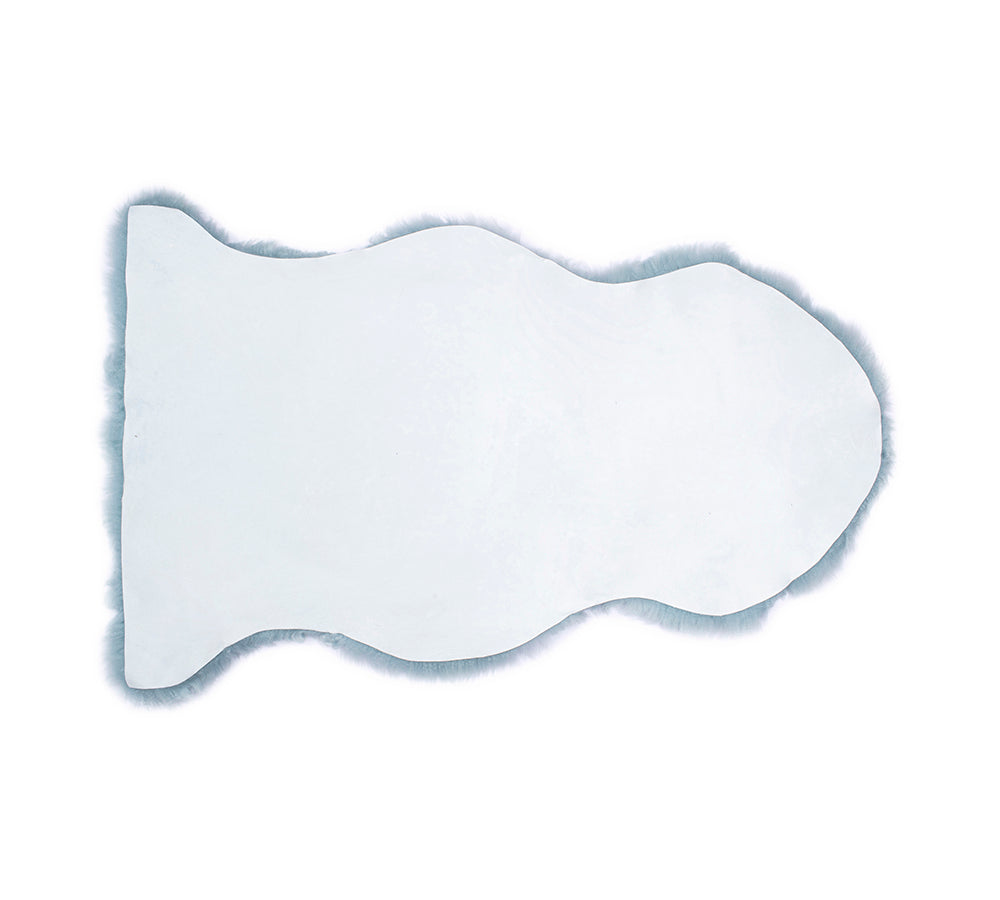 EVERAU® Premium Australian Sheepskin Wool Single Color Long Rugs 105cm EVERAU