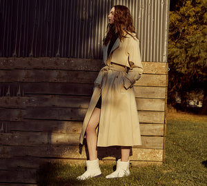 EVERAU® UGG Boots Women Sheepskin Wool Waterproof Drawstring Sonita - UGG EXPRESS