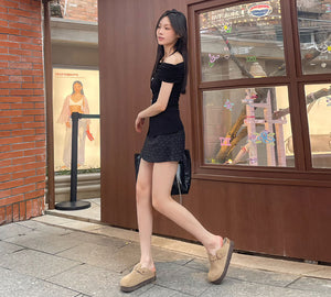 EVERAU® Adjustable Buckled Straps Slip-on Platform Sandal Slides Brooklyn