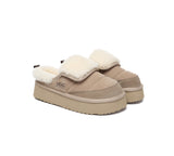 AUSTRALIAN SHEPHERD® UGG Slippers Sheepskin Wool Platform Theia