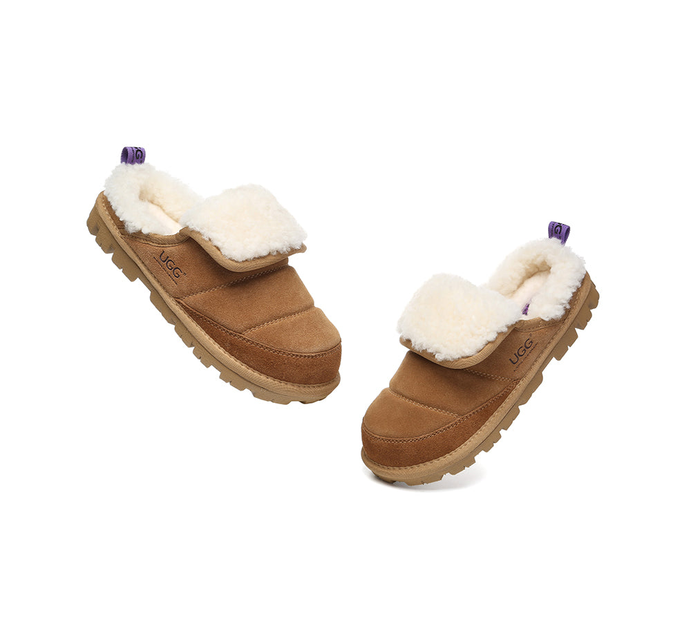 AUSTRALIAN SHEPHERD® UGG Slippers Sheepskin Wool Theia