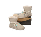 AUSTRALIAN SHEPHERD® UGG Women Sheepskin Wool Lace Up Fashion Boots Carlos UGG AUSTRALIAN SHEPHERD