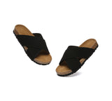EVERAU® Women Slides Leather Crossover Summer Croia