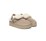AUSTRALIAN SHEPHERD® UGG Slippers Sheepskin Wool Slingback Platform Tenley