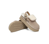 AUSTRALIAN SHEPHERD® UGG Slippers Sheepskin Wool Slingback Platform Tenley