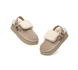 AUSTRALIAN SHEPHERD® UGG Slippers Sheepskin Wool Slingback Platform Tenley