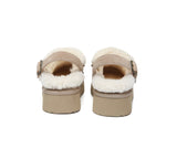 AUSTRALIAN SHEPHERD® UGG Slippers Sheepskin Wool Slingback Platform Tenley
