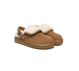 AUSTRALIAN SHEPHERD® UGG Slippers Sheepskin Wool Adjustable Strap Slingback Tenley