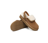 AUSTRALIAN SHEPHERD® UGG Slippers Sheepskin Wool Adjustable Strap Slingback Tenley