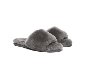 EVERAU® UGG Women Fluffy Slides Nala