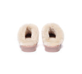 EVERAU® UGG Slippers Sheepskin Wool Suede Scuff Muffin - UGG EXPRESS