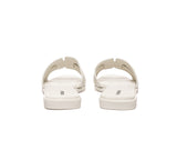 EVERAU® Women Leather Woven Flat Slides Bolita