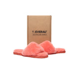 EVERAU® UGG Women Fluffy Slides Nala