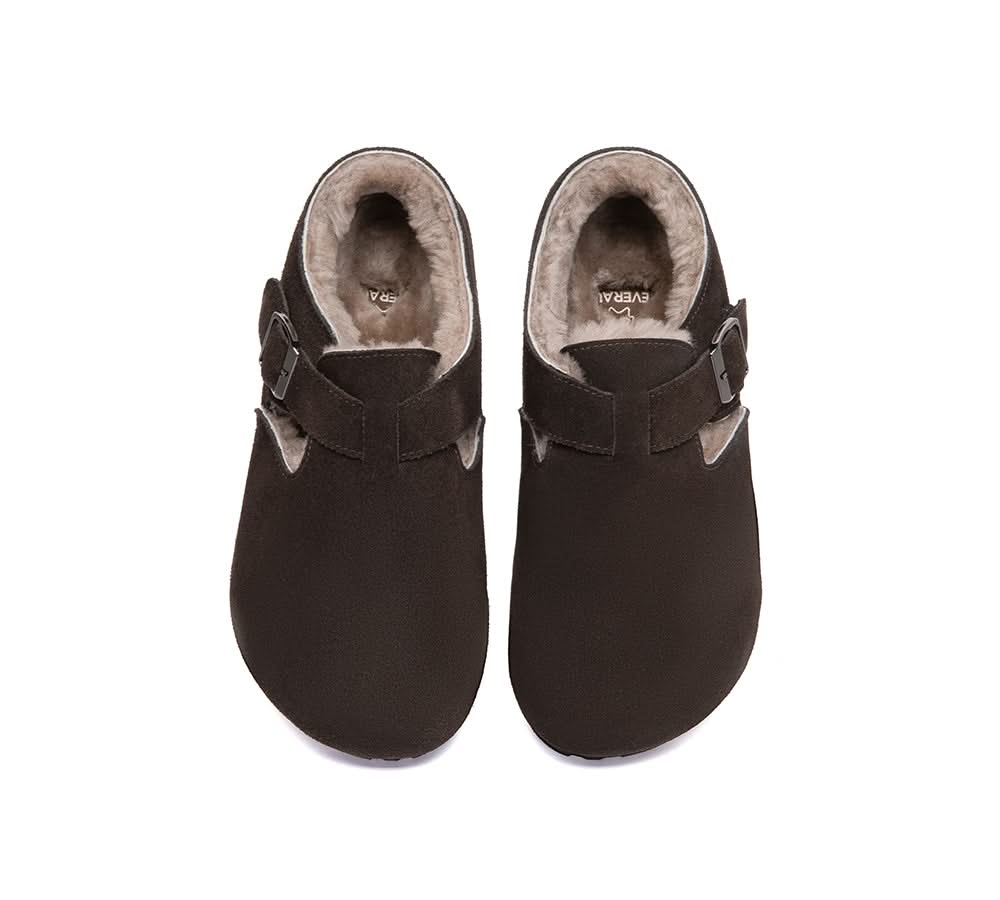 AUSTRALIAN SHEPHERD® UGG Slippers Sheepskin Wool Birkenstock Adjustable Hazora EVERAU