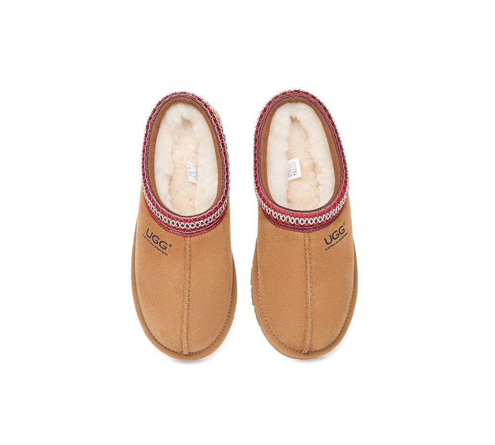 AUSTRALIAN SHEPHERD® UGG Slippers Sheepskin Wool Ankle Tazzy Hippie