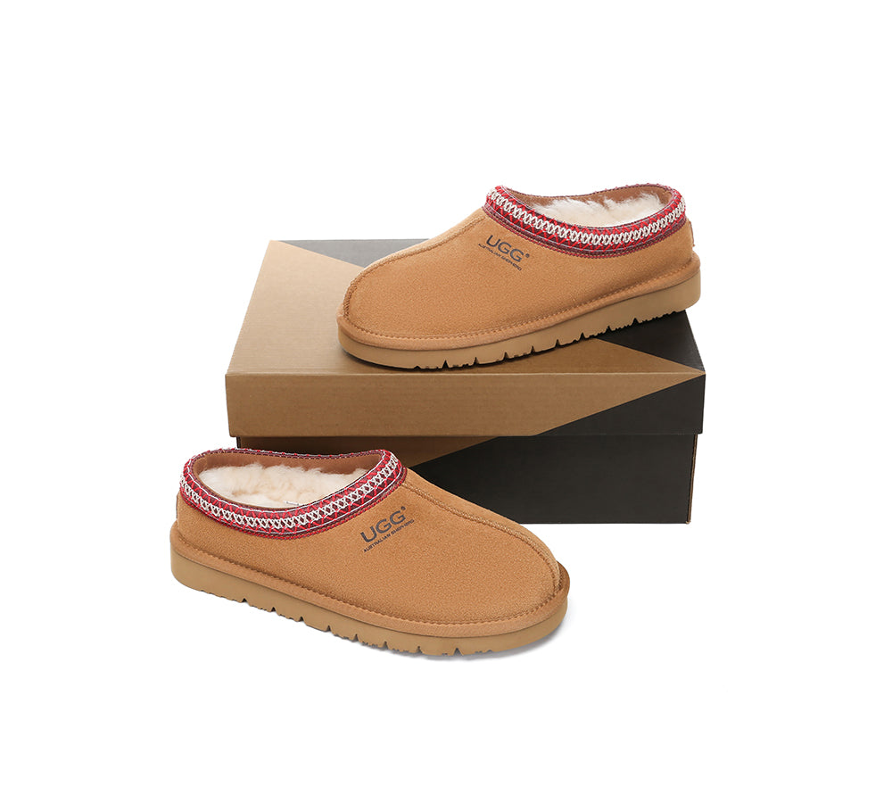 AUSTRALIAN SHEPHERD® UGG Slippers Sheepskin Wool Ankle Tazzy Hippie