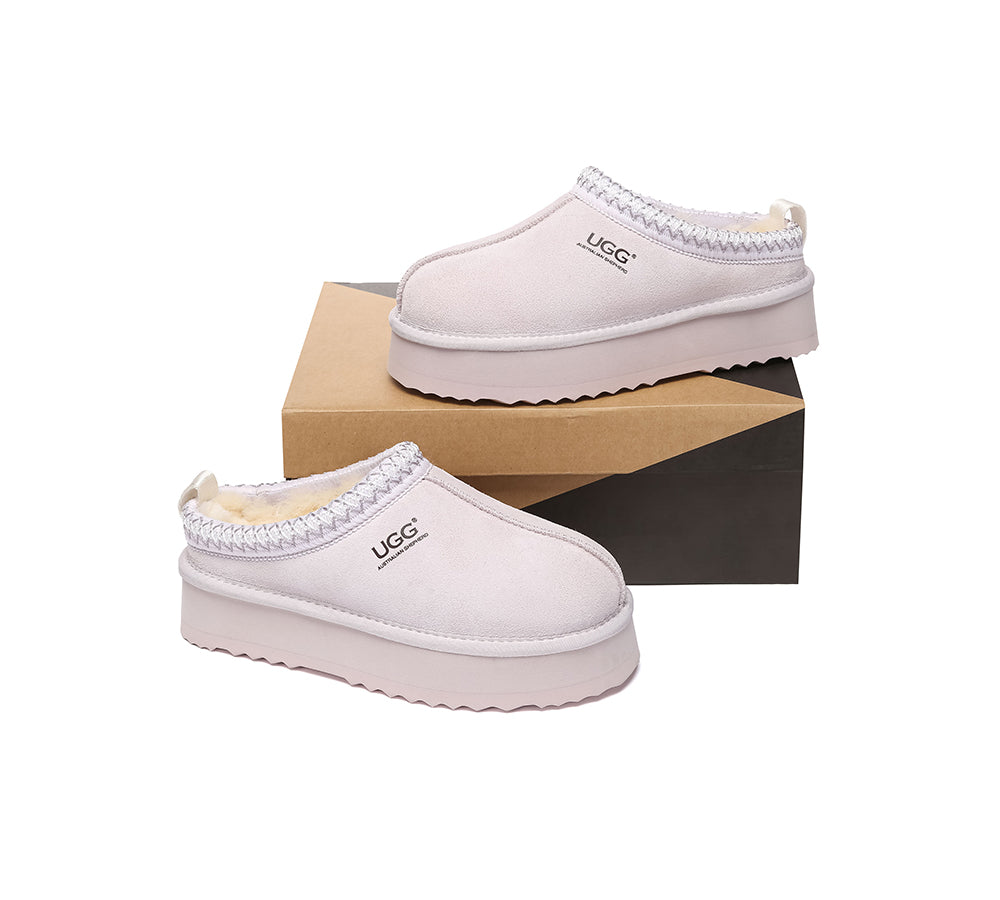 AUSTRALIAN SHEPHERD® UGG Slippers Sheepskin Wool Ankle Tazzy Tay Platform UGG AUSTRALIAN SHEPHERD