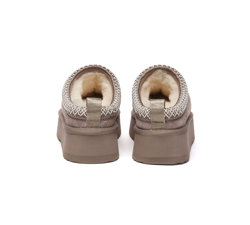 AUSTRALIAN SHEPHERD® UGG Slippers Sheepskin Wool Ankle Tazzy Tay Platform UGG AUSTRALIAN SHEPHERD