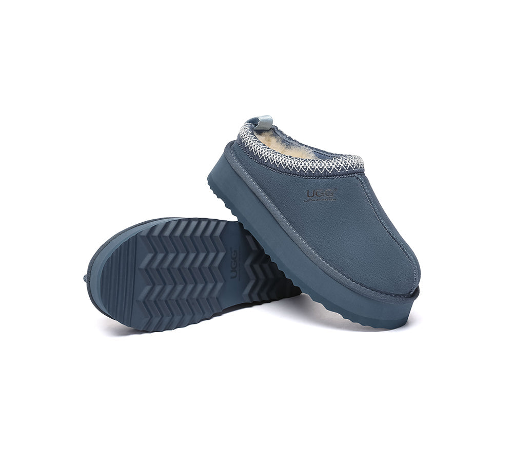 AUSTRALIAN SHEPHERD® UGG Slippers Sheepskin Wool Ankle Tazzy Tay Platform UGG AUSTRALIAN SHEPHERD