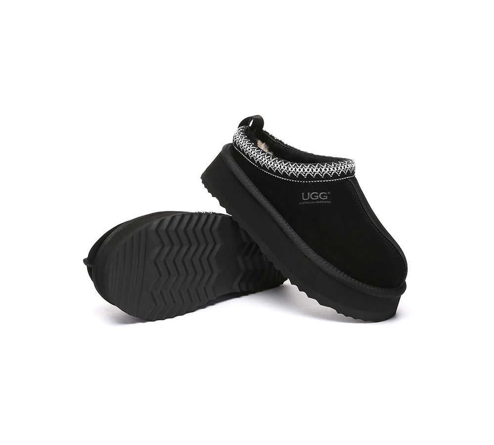 AUSTRALIAN SHEPHERD® UGG Slippers Sheepskin Wool Ankle Tazzy Tay Platform UGG AUSTRALIAN SHEPHERD