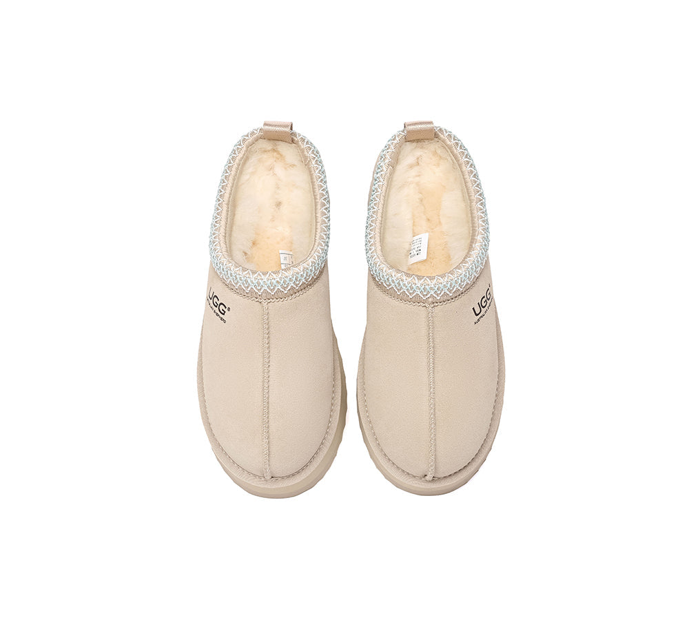 AUSTRALIAN SHEPHERD® UGG Slippers Sheepskin Wool Ankle Tazzy Tay Platform UGG AUSTRALIAN SHEPHERD